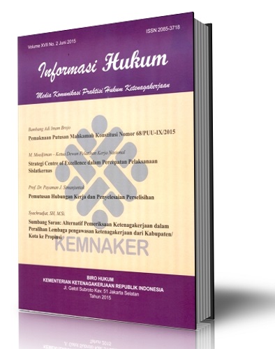 Pemutusan Hubungan Kerja dan Penyelesaian Perselisihan